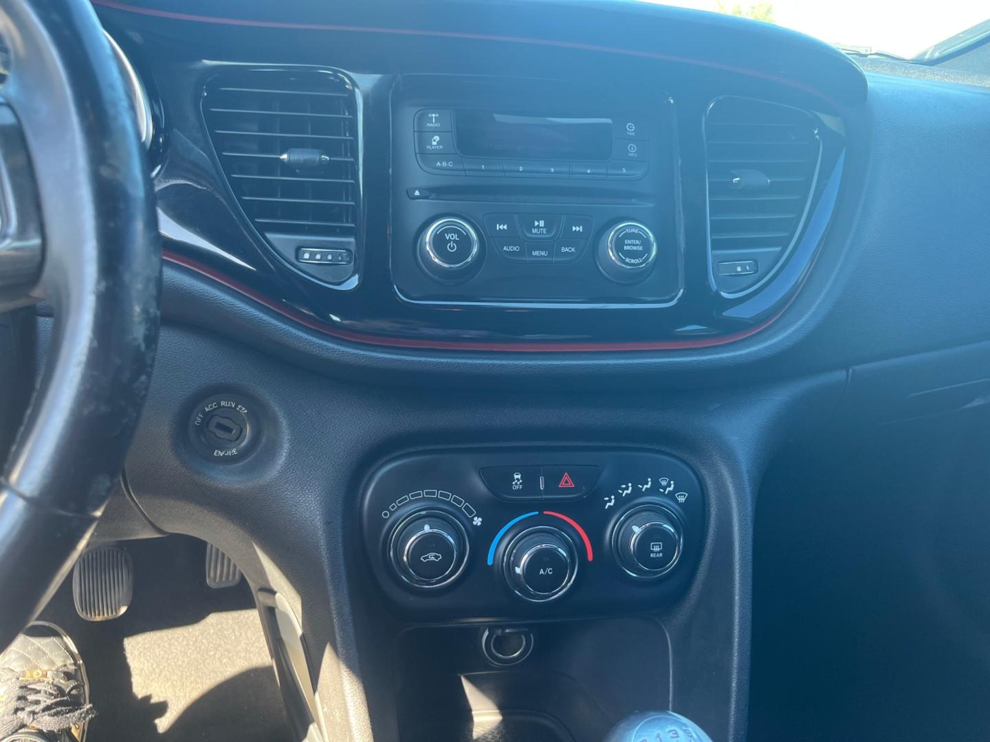 2015 WHITE DODGE DART SXT SXT (1C3CDFBB3FD) with an 2.4L L4 DOHC 16V engine, located at 8101 E. Skelly Dr., Tulsa, OK, 74129, (918) 592-3593, 36.121891, -95.888802 - Photo#8